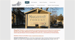 Desktop Screenshot of magothyforest.com