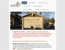 Tablet Screenshot of magothyforest.com